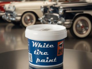White Tire Paint for Classic Vehicles